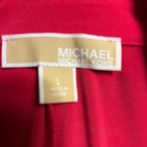 MICHAEL Michael Kors Red Women's Top with Brand Label